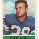 1964 Philadelphia (Philly) football card #62 (B) Yale Larry NM/M but has a stained corner