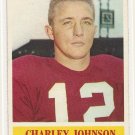 1964 Philadelphia (Philly) football card #174 Charley Johnson NM St. Louis Cardinals