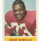 1964 Philadelphia (Philly) football card #175 Ernie McMillan NM St. Louis cardinals