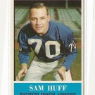 1964 Philadelphia (Philly) football card #185 Sam Huff VG Washington Redskins