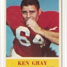 1964 Philadelphia (Philly) football card #172 Ken Gray NM St. Louis cardinals