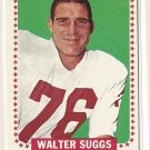 1964 Topps football card #84 Walter Suggs EX/Nm Houston Oilers