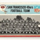 1966 Philadelphia (Philly) football card #170 San Francisco 49ers team card VG
