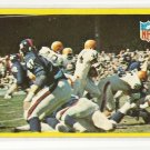 1967 Philadelphia (Philly) football card #193 (B) Cleveland Browns vs New Your Giants NM