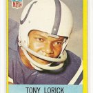 1967 Philadelphia (Philly) football card #18 Tony Lorick VG/EX Baltimore Colts