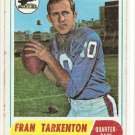1968 Topps football card #161 Fran Tarkenton GOOD New York Giants