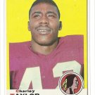1969 Topps football card #67 (B) Charley Taylor VG+ Washington redskins