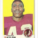 1969 Topps football card #67 Charley Taylor G/VG Washington redskins