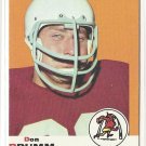 1969 Topps football card #87 Don Brumm EX St. Louis cardinals