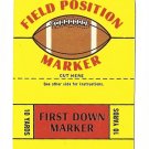 1971 Topps football game card Field Position Marker NM