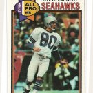 1979 Topps football card #198 Steve Largent EX Seattle Seahawks