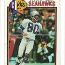 1979 Topps football card #198 (B) Steve Largent VG Seattle Seahawks
