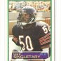 1983 Topps football card #38 Mike Singletary RC NM Chicago Bears
