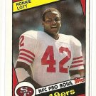 1984 Topps football card #357 Ronnie Lott NM San Francisco 49ers