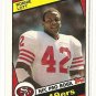 1984 Topps football card #357 Ronnie Lott NM San Francisco 49ers