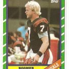 1986 Topps football card #255 Boomer Esiason NM Cincinnati Bengals