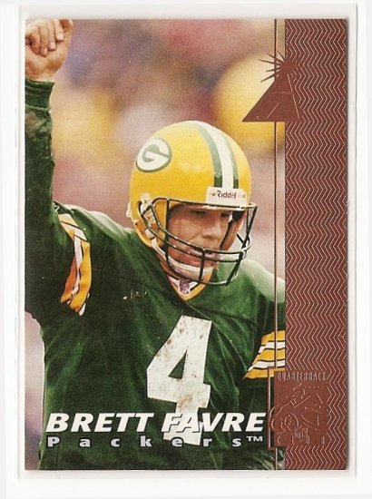 1997 Pinnacle Football Card #1 Of 9 Brett Favre NM/M Quarterback Club