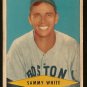 1954 Red Heart Dog Food baseball card Sammy White G/VG Boston Red Sox