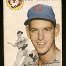 1954 Topps baseball card #31 (C) Johnny Klippstein Good condition Chicago Cubs