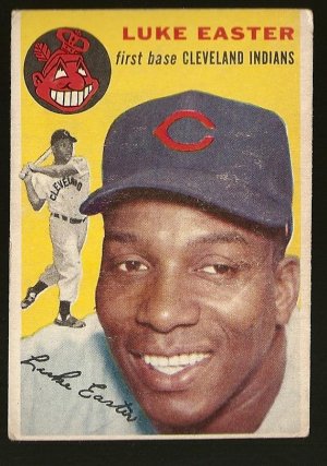 1954 Topps baseball card #23 Luke Easter VG Cleveland Indians