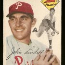 1954 Topps baseball card #51 Johnny Lindell G/VG Philadelphia Phillies