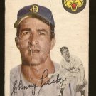 1954 Topps baseball card #63 Johnny Pesky F/G Detroit Tigers