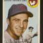 1954 Topps baseball card #60 Frank Baumholtz VG Chicago Cubs