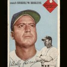 1954 Topps baseball card #86 Billy Herman G/VG Brooklyn Dodgers
