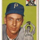 1954 Topps baseball card #134 (B) Cal Hogue VG Pittsburgh Pirates