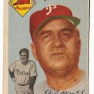 1954 Topps baseball card #127 Steve O'Neill VG Philadelphia Phillies