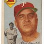 1954 Topps baseball card #127 Steve O'Neill VG Philadelphia Phillies
