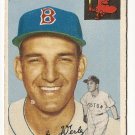 1954 Topps baseball card #144 (C) Bill Werle VG Boston red Sox
