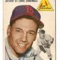 1954 Topps baseball card #164 (B) Stu Miller good condition St. Louis Cardinals