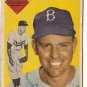 1954 Topps baseball card #169 Jim Hughes good condition Brooklyn Dodgers