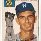 1954 Topps baseball card #189 Bob Ross good condition Washington Senators