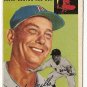 1954 Topps baseball card #227 Buster Mills VG Boston Red Sox