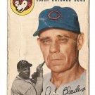 1954 Topps baseball card #243 (B) Ray Blades fair condition Chicago Cubs