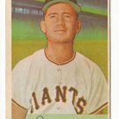 1954 Bowman baseball card #9 Davey Williams EX