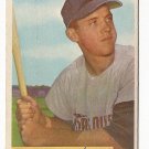 1954 Bowman baseball card #5 Bill Hunter EX