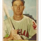 1954 Bowman baseball card #36 (C) George Strickland G+ (back scuffed)