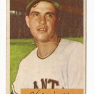 1954 Bowman baseball card #57 Hoyt Wilhelm - good