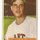 1954 Bowman baseball card #57 (B) Hoyt Wilhelm G/VG