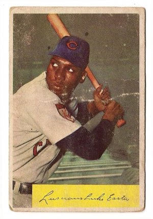 1954 Bowman baseball card #116 Luke Easter - good