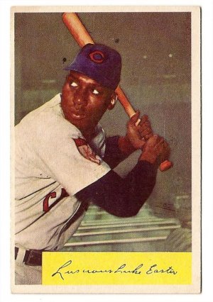 1954 Bowman baseball card #116 (C) Luke Easter NM