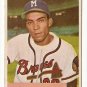 1954 Bowman baseball card #224 Bill Bruton VG