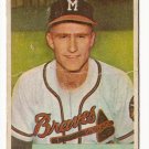 1954 Bowman baseball card #192 Lou Burdette - good