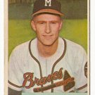 1954 Bowman baseball card #192 (B) Lou Burdette EX