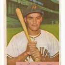 1954 Bowman baseball card #171 Carlos Bernier VG/EX