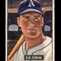 1951 Bowman baseball card #262 Gus Zernial - good condition