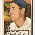 1952 (original) Topps baseball card #18 Merrill Combs VG - red back